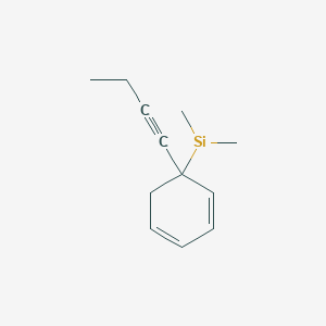 molecular formula C12H17Si B12547419 CID 78061246 