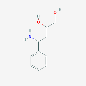 molecular formula C10H15NO2 B12547526 4-Amino-4-phenylbutane-1,2-diol CAS No. 143602-18-0