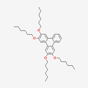 molecular formula C42H60O4 B12547664 2,3,6,7-Tetrakis(hexyloxy)triphenylene CAS No. 162281-30-3