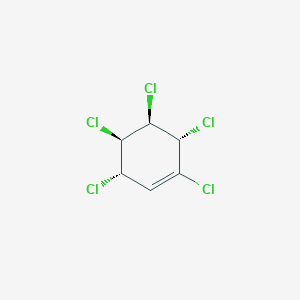 molecular formula C6H5Cl5 B1254767 (3S,4R,5R,6S)-1,3,4,5,6-五氯环己烯 