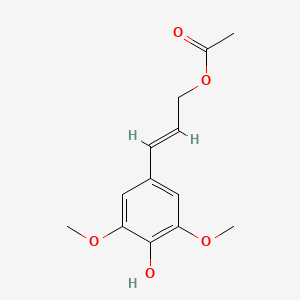 molecular formula C13H16O5 B1254768 乙酸愈创木酚酯 