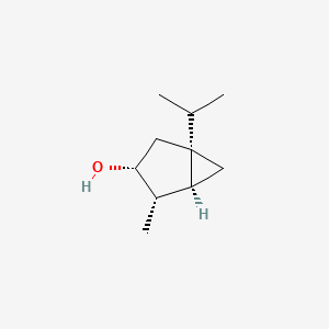 molecular formula C10H18O B1254773 (+)-Thujan-3-ol CAS No. 3284-85-3
