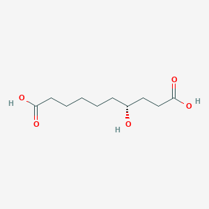 molecular formula C10H18O5 B12547733 (4R)-4-Hydroxydecanedioic acid CAS No. 667430-57-1