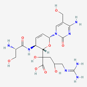 molecular formula C19H30N8O9 B1254779 Unii-wps3tsw377 CAS No. 67527-71-3