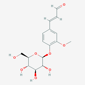 molecular formula C16H20O8 B1254791 Coniferaldehyde glucoside 
