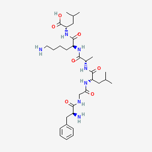 L-Phenylalanylglycyl-L-leucyl-L-alanyl-L-lysyl-L-leucine