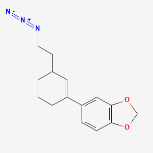 1,3-Benzodioxole, 5-[3-(2-azidoethyl)-1-cyclohexen-1-yl]-