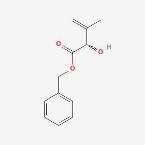 3-Butenoic acid, 2-hydroxy-3-methyl-, phenylmethyl ester, (2S)-