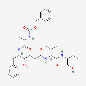 Cbz-ala-phe(CH(OH)CH2)ala-val-valinol