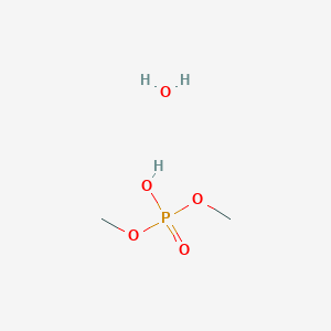 Dimethyl hydrogen phosphate;hydrate