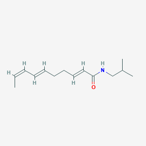 molecular formula C14H23NO B1254817 (2E,6E,8Z)-N-(2-甲基丙基)癸-2,6,8-三烯酰胺 