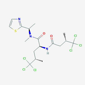 molecular formula C17H23Cl6N3O2S B1254828 新狄西地宁 
