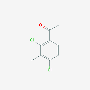 molecular formula C9H8Cl2O B125484 1-(2,4-Dichloro-3-methylphenyl)ethanone CAS No. 157652-32-9