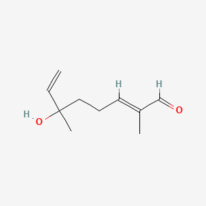 molecular formula C10H16O2 B1254853 (6E)-8-oxolinalool 