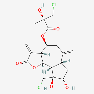 molecular formula C19H24Cl2O7 B1254858 半人马草素 
