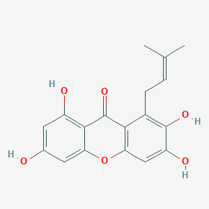 molecular formula C18H16O6 B1254872 1,3,6,7-四羟基-8-异戊烯基氧杂蒽酮 