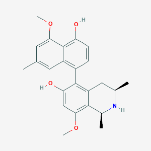 molecular formula C24H27NO4 B1254874 安西斯特罗古尼因 B 