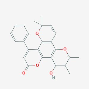 molecular formula C25H24O5 B1254920 Inophyllolide chromanol 