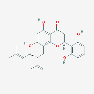 molecular formula C25H28O6 B1254928 Exiguaflavanone A 