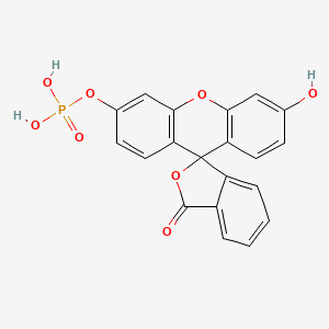 molecular formula C20H13O8P B1254933 Fluorescein monophosphate 