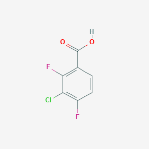 molecular formula C7H3ClF2O2 B125496 3-氯-2,4-二氟苯甲酸 CAS No. 154257-75-7