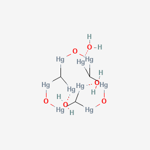 molecular formula C3H9Hg9O6 B1254986 Mercarbide CAS No. 41451-78-9