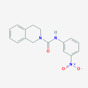 N-(3-nitrophenyl)-3,4-dihydro-1H-isoquinoline-2-carboxamide