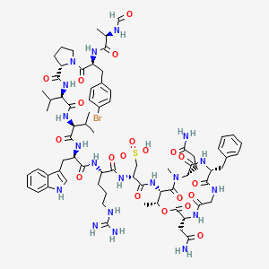 molecular formula C73H100BrN19O20S B1254998 Halicylindramide D CAS No. 172548-80-0