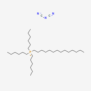 B1255004 Trihexyltetradecylphosphonium dicyanamide CAS No. 701921-71-3