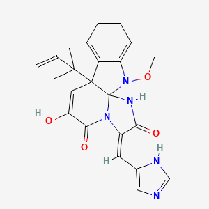 molecular formula C23H23N5O4 B1255016 美乐格林 