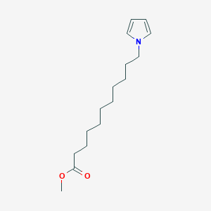 molecular formula C16H27NO2 B12550228 Methyl 11-(1H-pyrrol-1-yl)undecanoate CAS No. 821781-66-2