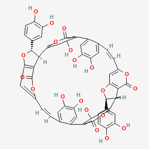 molecular formula C52H32O20 B1255024 Phelligridimer A 