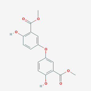 molecular formula C16H14O7 B125503 圆柱体 B CAS No. 159225-90-8