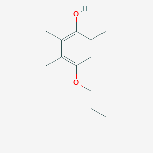 molecular formula C13H20O2 B12550447 Phenol, 4-butoxy-2,3,6-trimethyl- CAS No. 148081-69-0