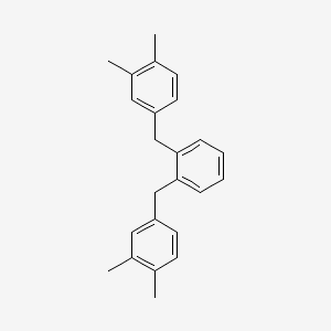 molecular formula C24H26 B12550457 1,1'-[1,2-Phenylenebis(methylene)]bis(3,4-dimethylbenzene) CAS No. 177330-62-0