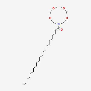 molecular formula C32H63NO5 B12550462 1-(1,4,7,10-Tetraoxa-13-azacyclopentadecan-13-YL)docosan-1-one CAS No. 143050-63-9