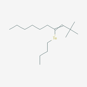 4-(Butyltellanyl)-2,2-dimethyldec-3-ene