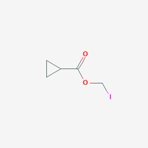 molecular formula C5H7IO2 B12550511 Iodomethyl cyclopropanecarboxylate CAS No. 150865-09-1