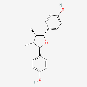 molecular formula C18H20O3 B1255058 (+)-Larreatricin 