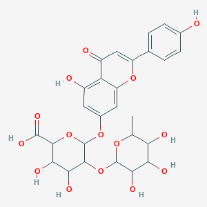 Apigenin 7-[rhamnosyl-(1->2)-galacturonide]