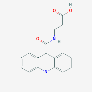 N-[(10-methyl-9,10-dihydroacridin-9-yl)carbonyl]-beta-alanine