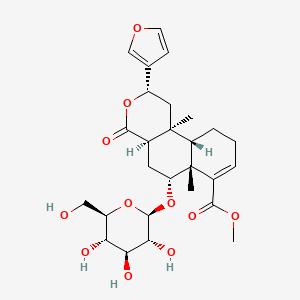 molecular formula C27H36O11 B1255074 Tinocrisposide 