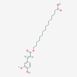 molecular formula C26H40O6 B1255077 16-香豆酰氧基棕榈酸 