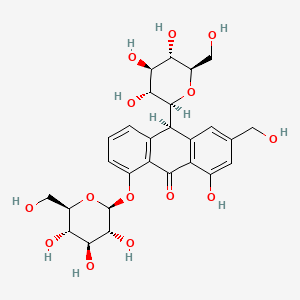 molecular formula C27H32O14 B1255083 Cascaroside B CAS No. 53861-34-0