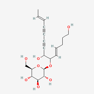 molecular formula C20H28O8 B1255084 ロベティオリン CAS No. 129277-38-9