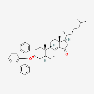 3beta-Triphenylmethoxy-5alpha-cholest-8(14)-en-15-one