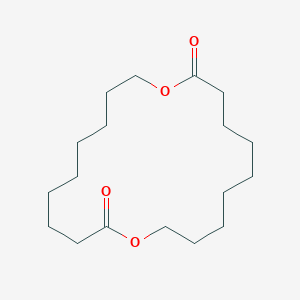molecular formula C18H32O4 B1255103 1,11-Dioxacycloicosane-2,12-dione 