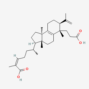 molecular formula C30H46O4 B1255107 Manwuweizic acid 