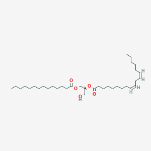 molecular formula C35H64O5 B1255112 1-Myristoyl-2-linoleoyl-sn-glycerol 