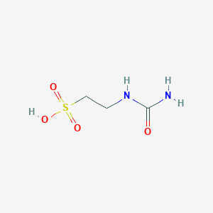 molecular formula C3H8N2O4S B1255116 Carbamyltaurine CAS No. 29346-57-4